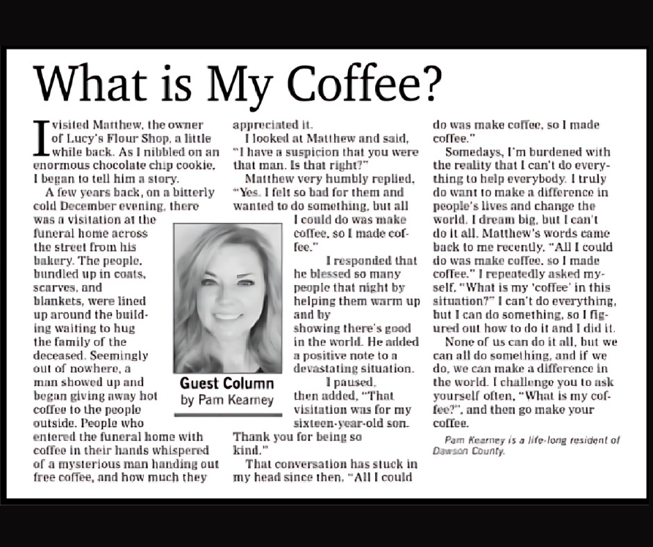 What is My Coffee article